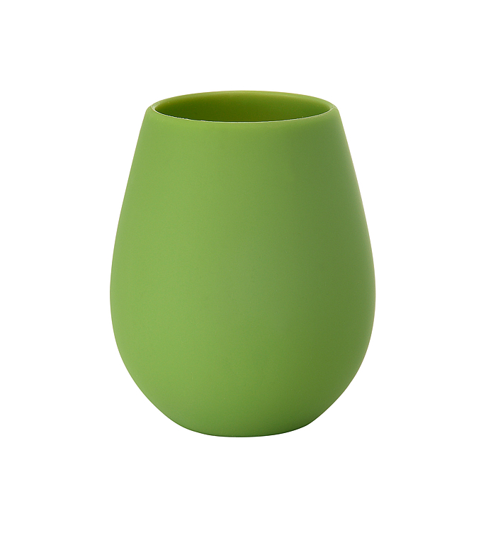 Led/minilamp holder silicon 130x85mm tropical leaf green stk