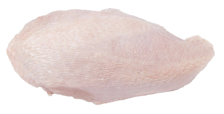 Kyllingbryst m/skinn&vingebein økonomi   5kg