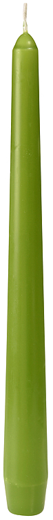 Antikklys leaf green  25cm   50stk