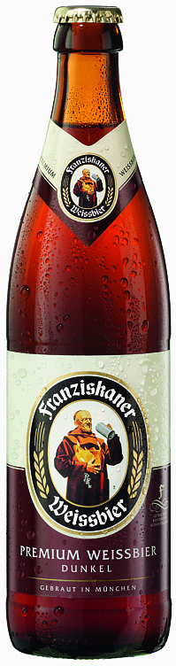Franziskaner hefe weissbier dunkel   5%   20x50cl