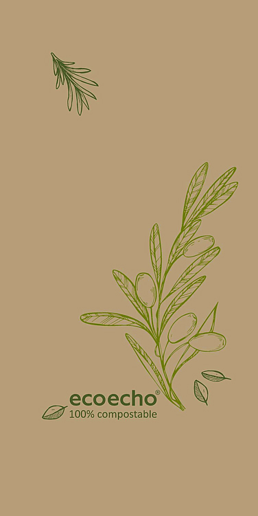 Serv.3l 40cm veggies 1/8br   250stk