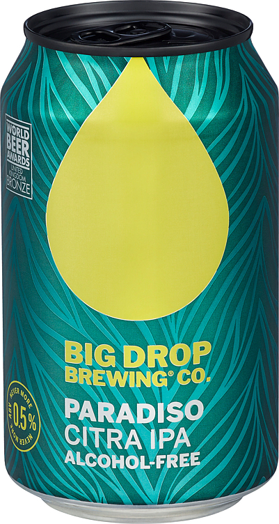 Big drop brewing citra ipa   0,5%   12x33cl