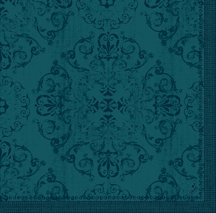Serviett dunilin 40cm opulent ocean teal   45stk