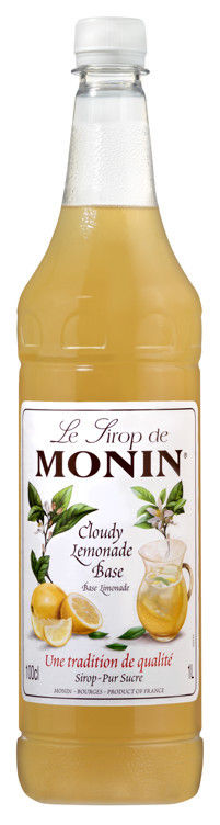 Monin cloudy lemonade concentrate  1l