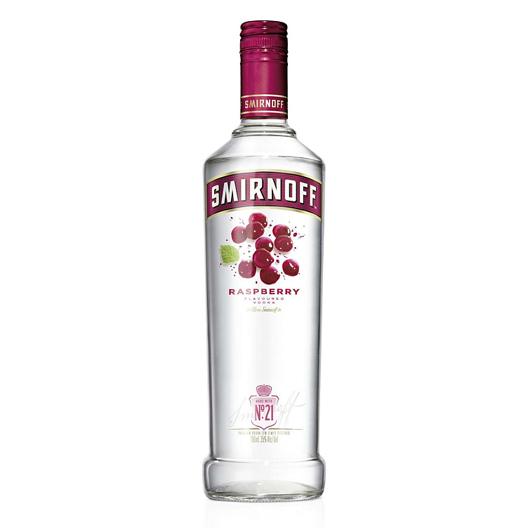 Smirnoff raspberry twist  37,5%  70cl