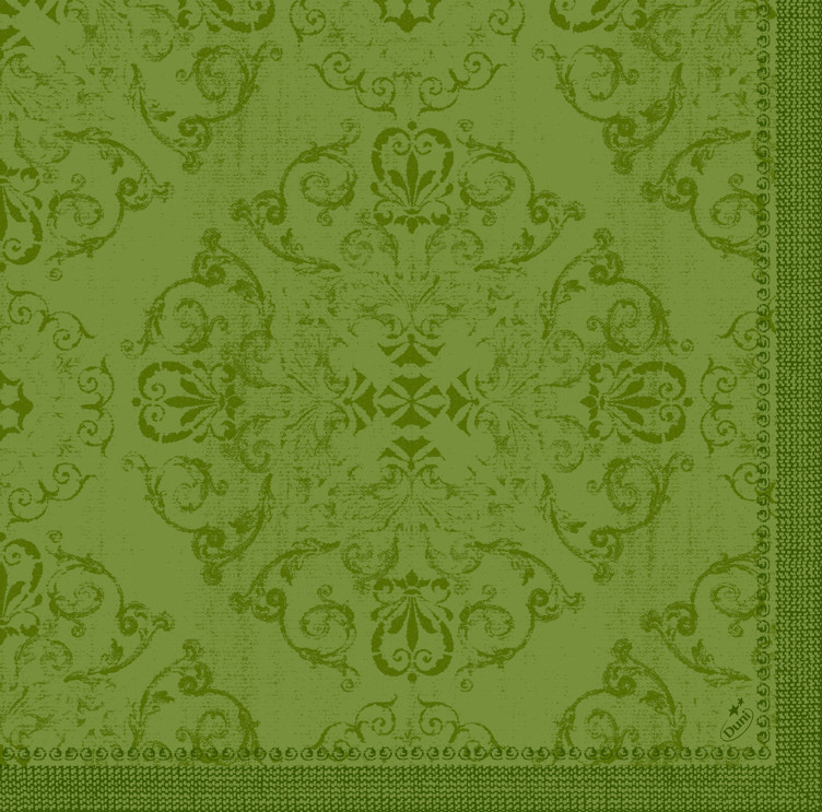Serviett dunilin 40cm opulent leaf green  45stk