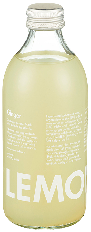 Lemonaid ginger   24x33cl