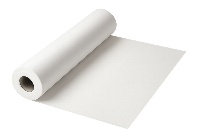 Kraftpapir hvit 40cm 40g rull     1stk