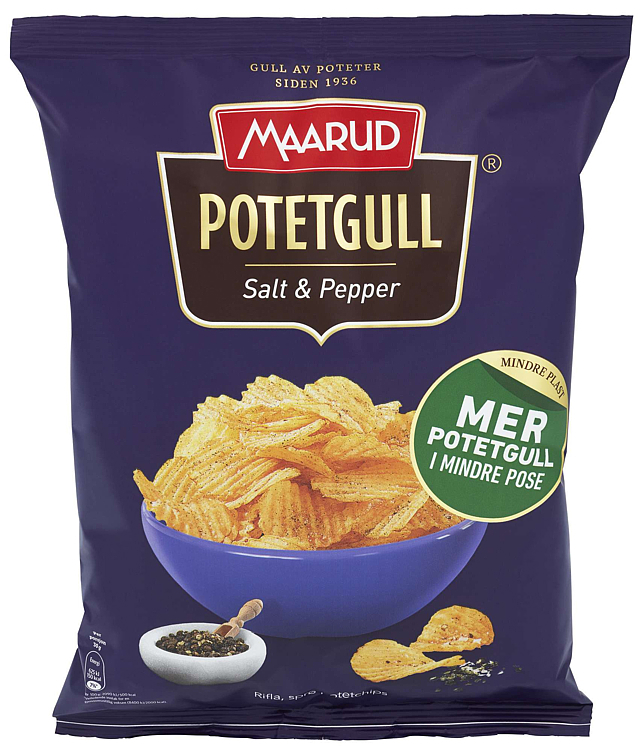 Potetgull salt&pepper   260g