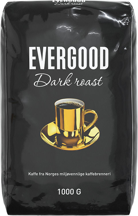 Evergood dark roast x-finmalt 9x1000g