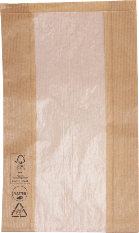 3kg papirpose plastfri  220x60x330mm   500stk