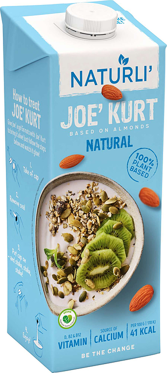 Naturli' joe'kurt naturel    1000ml