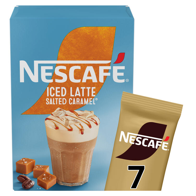 Nescafe gold iced latte salted caramel  101.5g