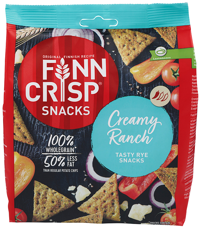 Rye snack creamy ranch   150g