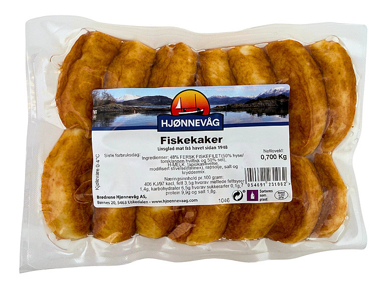 Fiskekaker  700g
