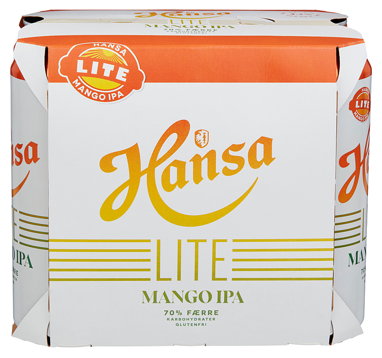 Hansa lite mango ipa bx   4,2%  24x0,5l