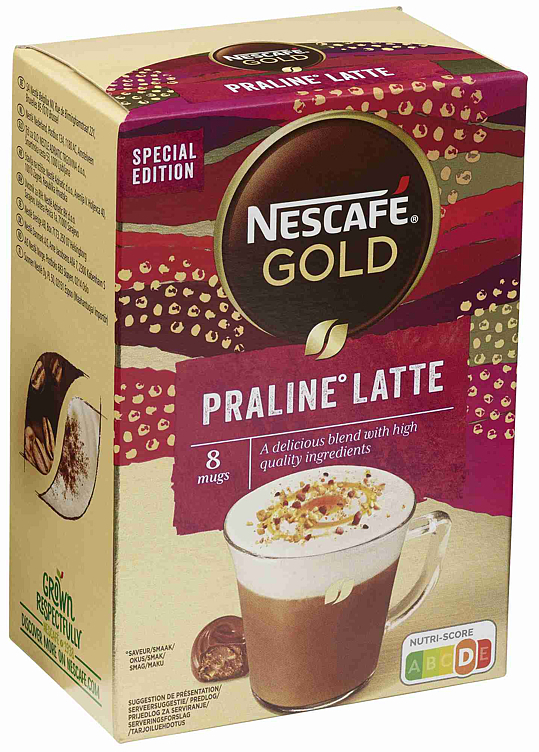 Nescafe gold praline latte  144g
