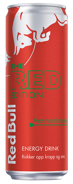 Red bull energidrikk red edition vannmelonsmak 24x473ml
