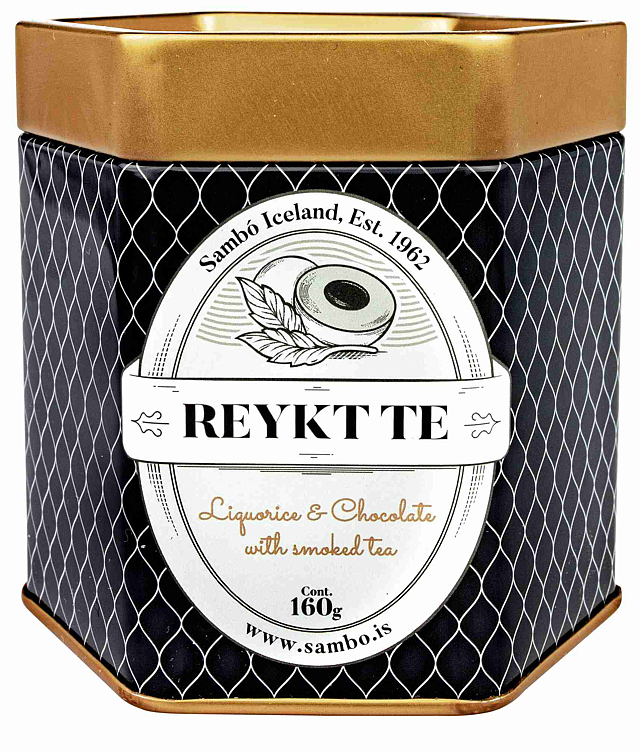 Reykt tea white chocolate w/smoked tea and liquoric   160g