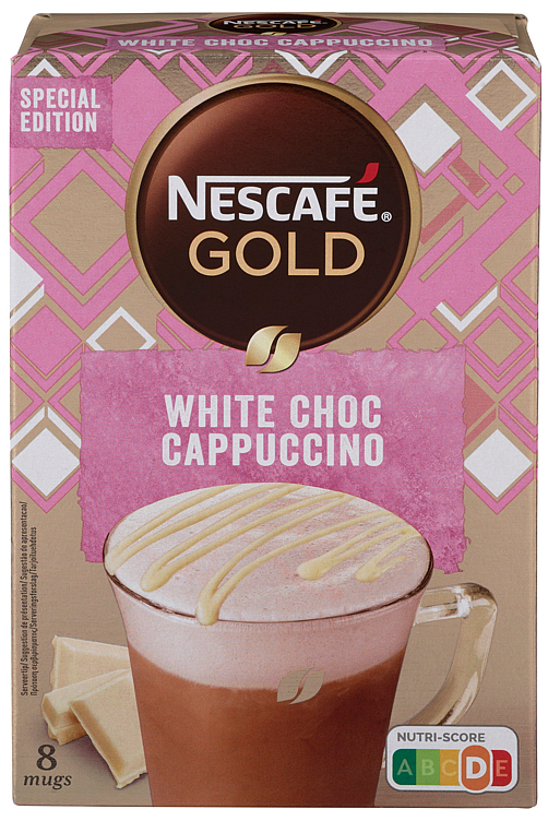 Nescafe gold white choc cappuccino   120g