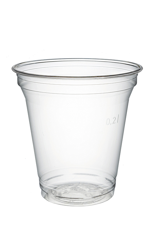 Plastbeger klart 200ml rpet polarity  50stk