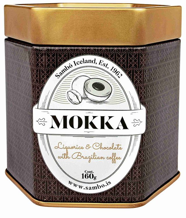 Mokka milk chocolate w/coffee powder & liquorice   160g