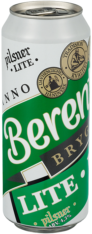 1895 pilsner lite 4,3%  glutenfri   24x50cl