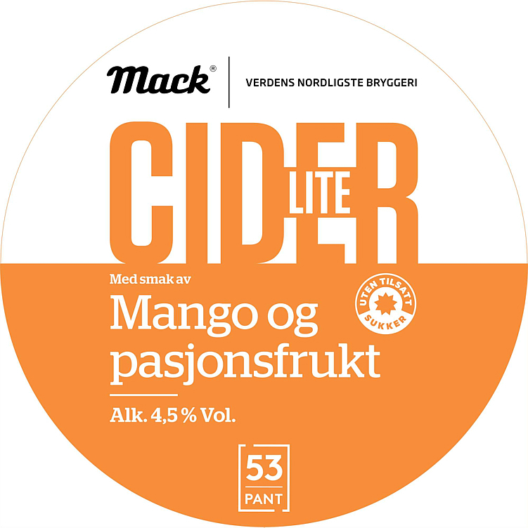 Cider mango/passion keykeg  4,5%  30l