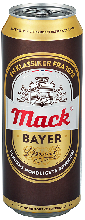 Mack bayerøl bx   4,5%   24x50cl