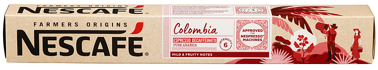 Farmers origins colombia koffeinfri kapsler x10   53g