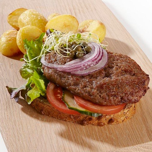 Hakkebiff,forstekt 40x120g    4,8kg