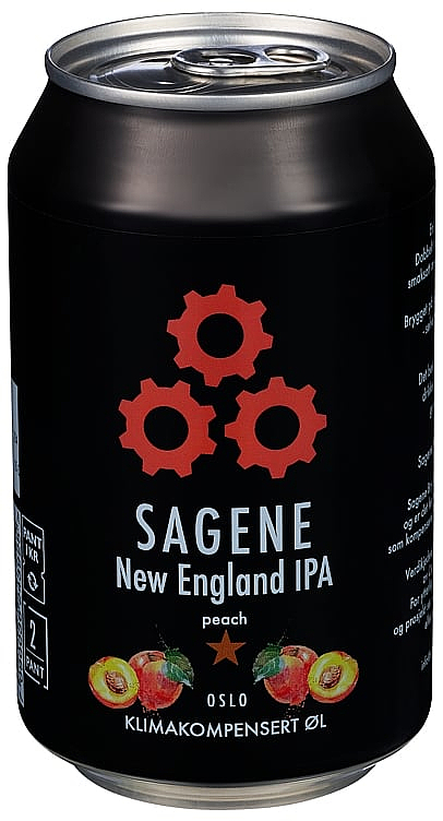 Sagene new england ipa peach bx 7,5%  24x0,33l