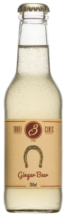 Three cents ginger beer soda   24x20cl