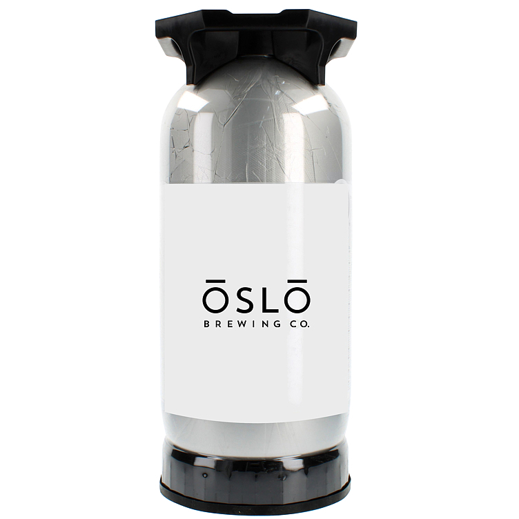 Oslo brewing rødt, hvitt og blått keykeg   4,7%   20l