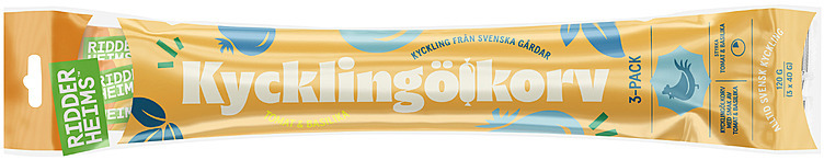 Kyllingpølse tomat & basilikum  120g