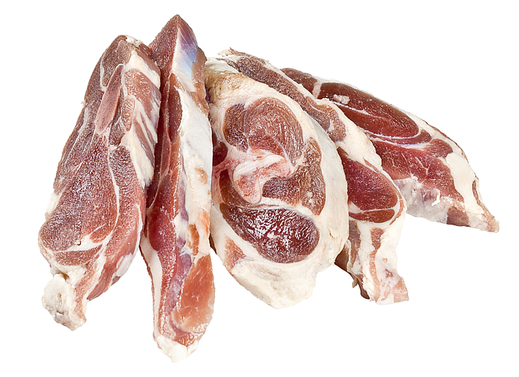 Salt lammebog skivet  5kg