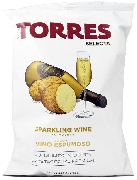 Chips musserende vin  150g