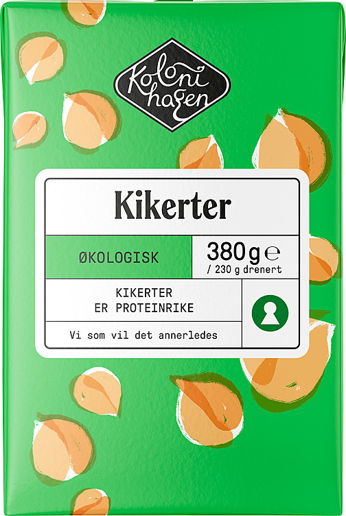 Kikerter økol.  380g