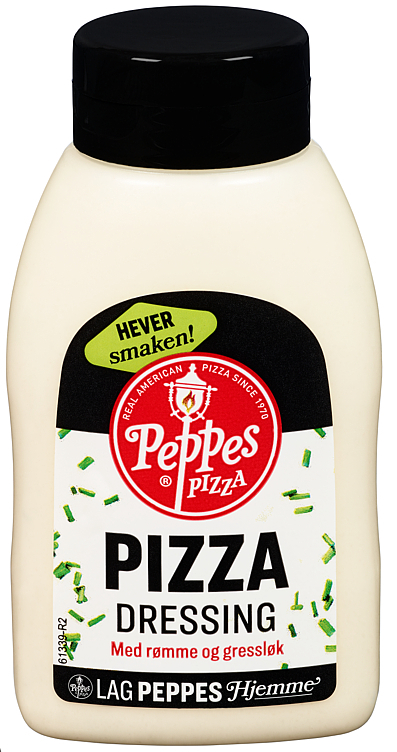 Peppes pizzadressing m/rømme  210g
