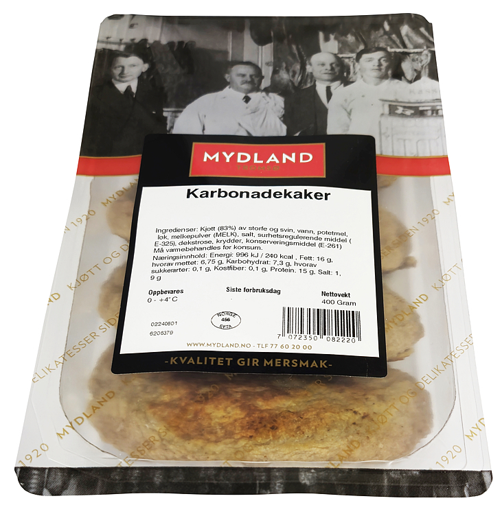Karbonadekaker  400g