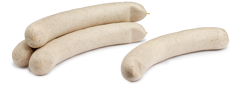 Bratwurst urøkt 80g  kg
