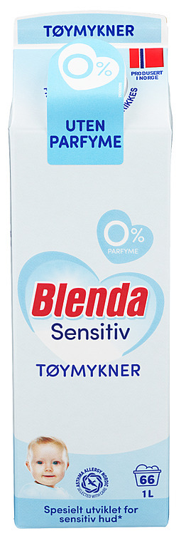 Blenda tøymykner sensitiv kart.  1l