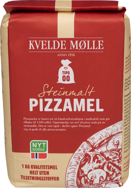 Pizza flour tipo 00, nyt norge  1kg