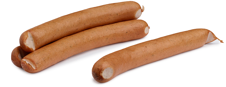 Bratwurst røkt 80g  kg