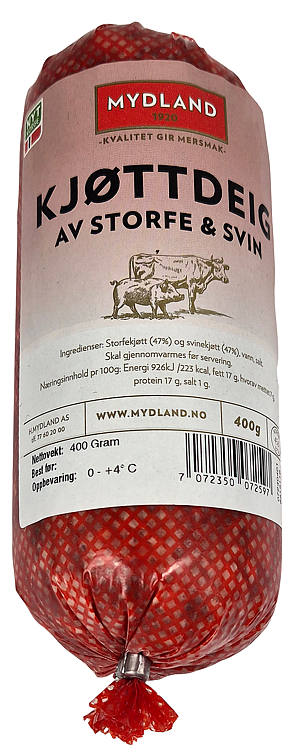Kjøttdeig av svin og storfe  400g