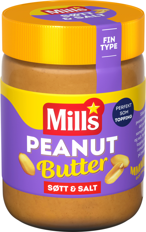 Peanut butter søtt og salt  350g