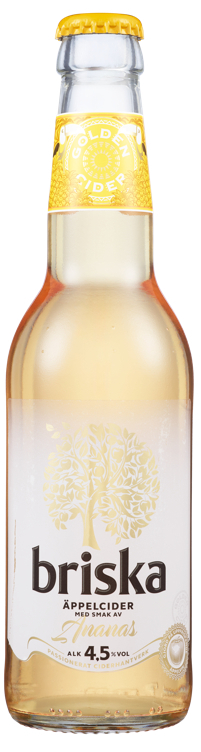 Briska golden cider   4,5%   24x33cl