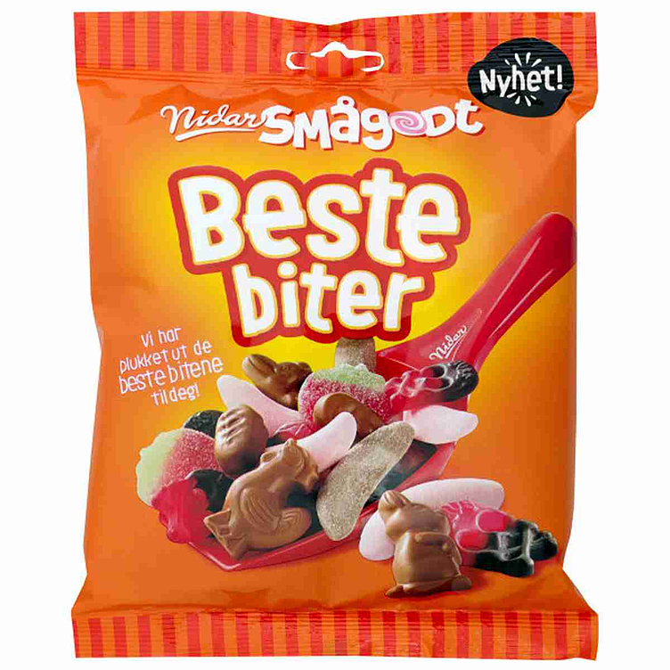 Smågodt beste biter  t   220g