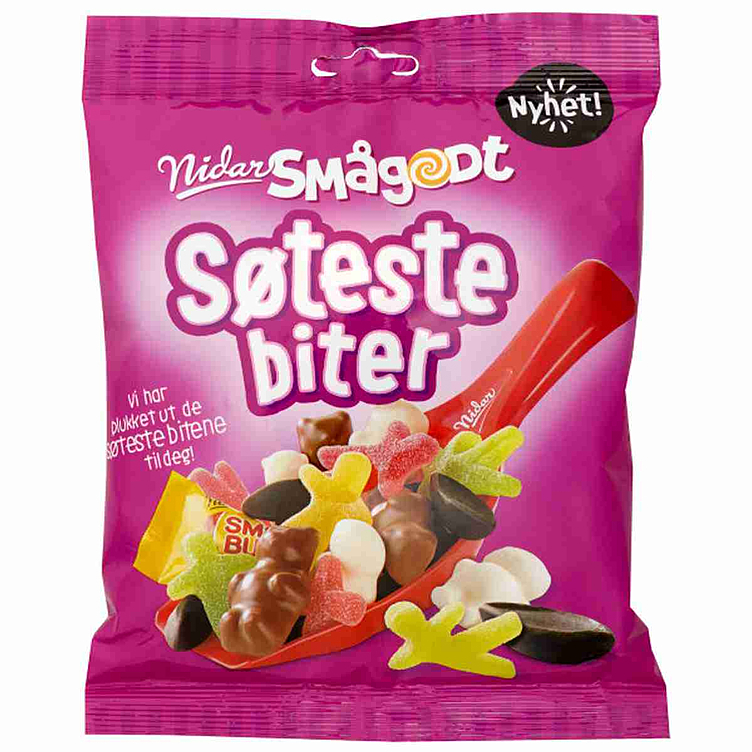 Smågodt søteste biter  t  220g