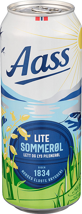 Aass lite sommerøl bx 4,5%  24x50cl